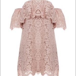 Storee Sedona Off the Shoulder Lace Dress NWT